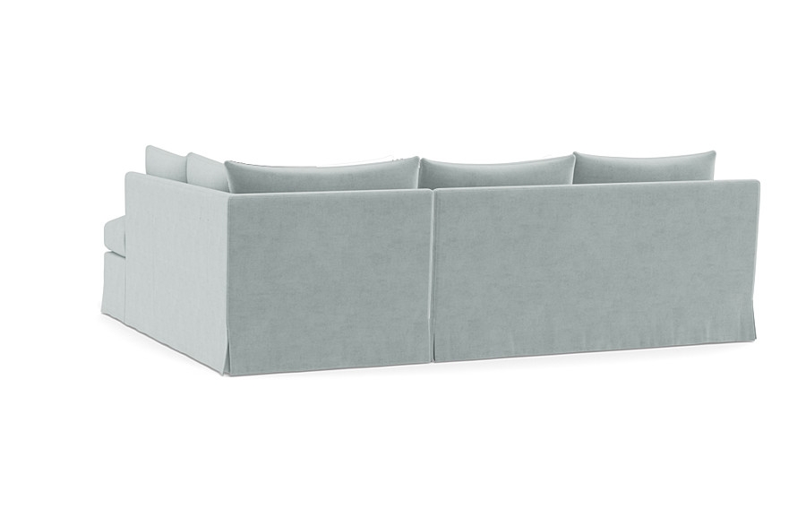 Sloan Slipcovered 3-Seat  Bumper Sectional - Image 1
