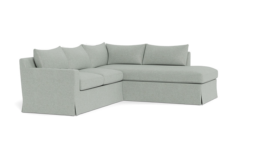 Sloan Slipcovered 3-Seat  Bumper Sectional - Image 2