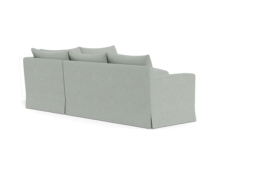 Sloan Slipcovered 3-Seat  Bumper Sectional - Image 1