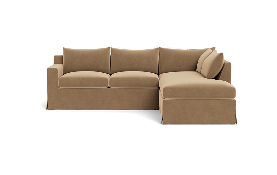 Sloan Slipcovered 3-Seat  Bumper Sectional - Image 0