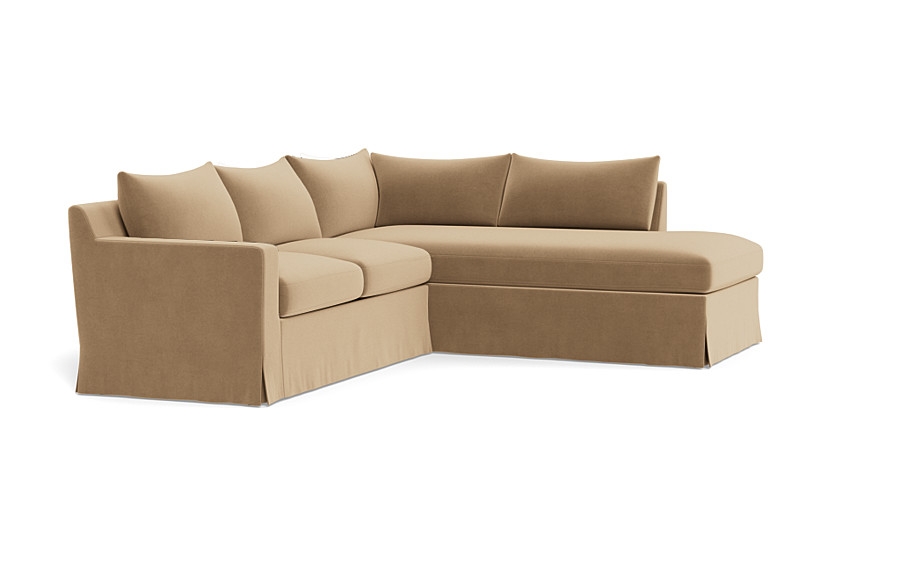 Sloan Slipcovered 3-Seat  Bumper Sectional - Image 4