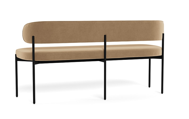 Hollis Upholstered Metal Framed Bench - Image 5