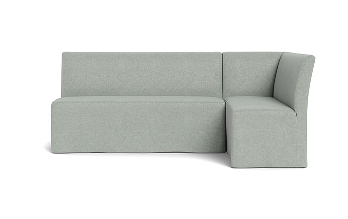 Dorian Slipcovered Right Banquette - Image 0