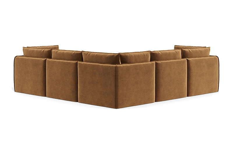 Josie Slipcovered Modular 5-Piece 4-Seat Corner Sectional - Image 4