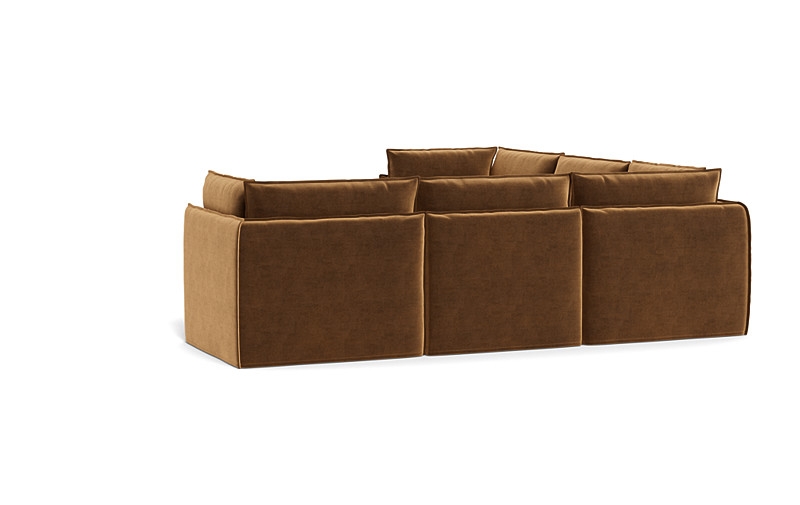 Josie Slipcovered Modular 5-Piece 4-Seat Corner Sectional - Image 1