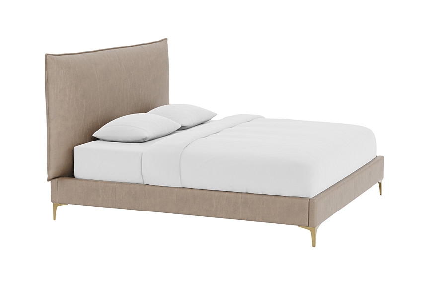 Skylar Leather Upholstered Bed - Image 3