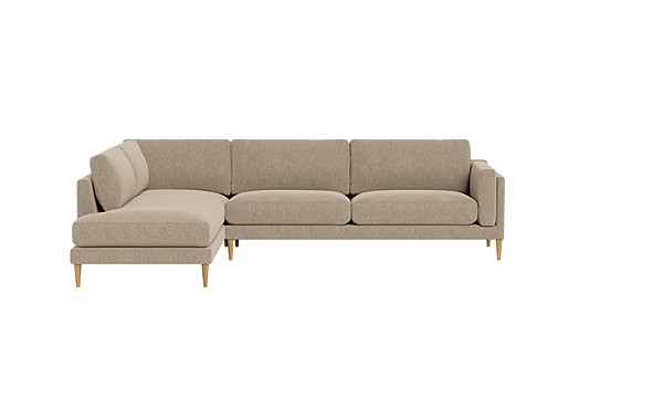 Gaby 3-Seat Sectional with  Bumper - Image 0