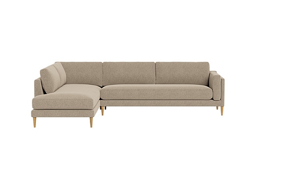 Gaby 3-Seat Sectional with  Bumper - Image 0