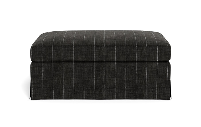 Sloan Slipcovered Ottoman - Image 0