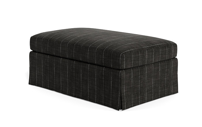 Sloan Slipcovered Ottoman - Image 3