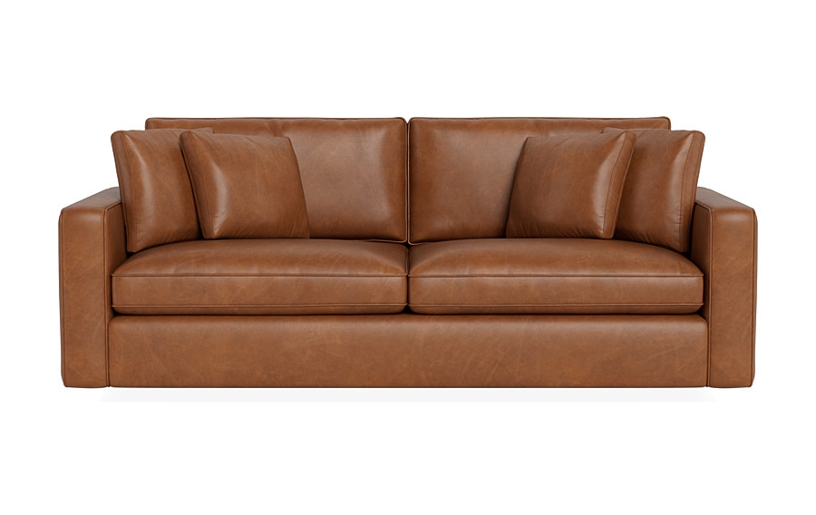 James Leather 2-Seat Sofa - Image 0