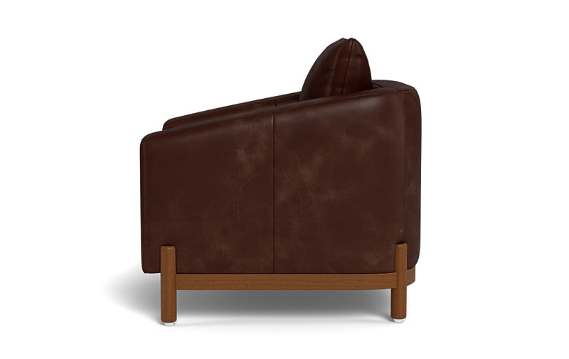 Oslo Leather Accent Chair - Image 3