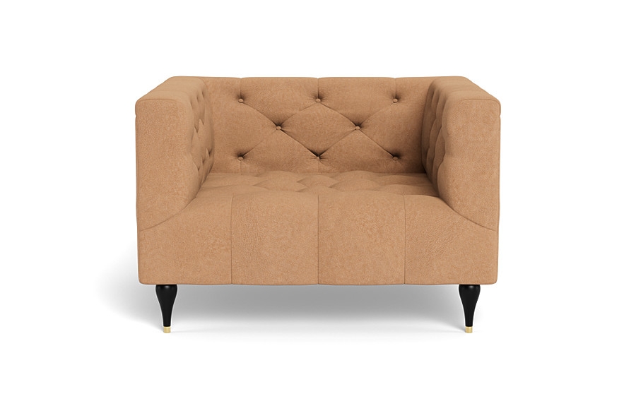 Ms. Chesterfield Leather Accent Chair by Apartment Therapy - Image 0