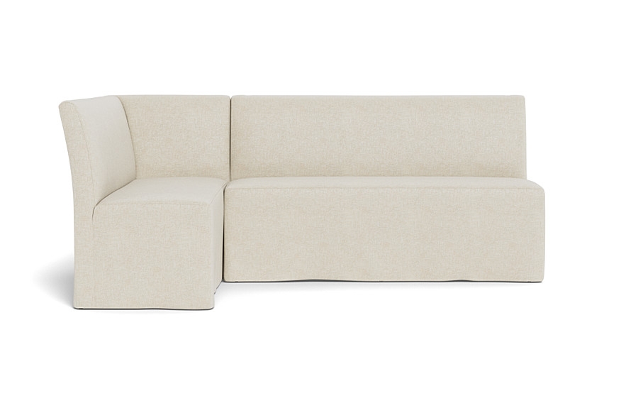 Dorian Slipcovered Left Banquette - Image 0