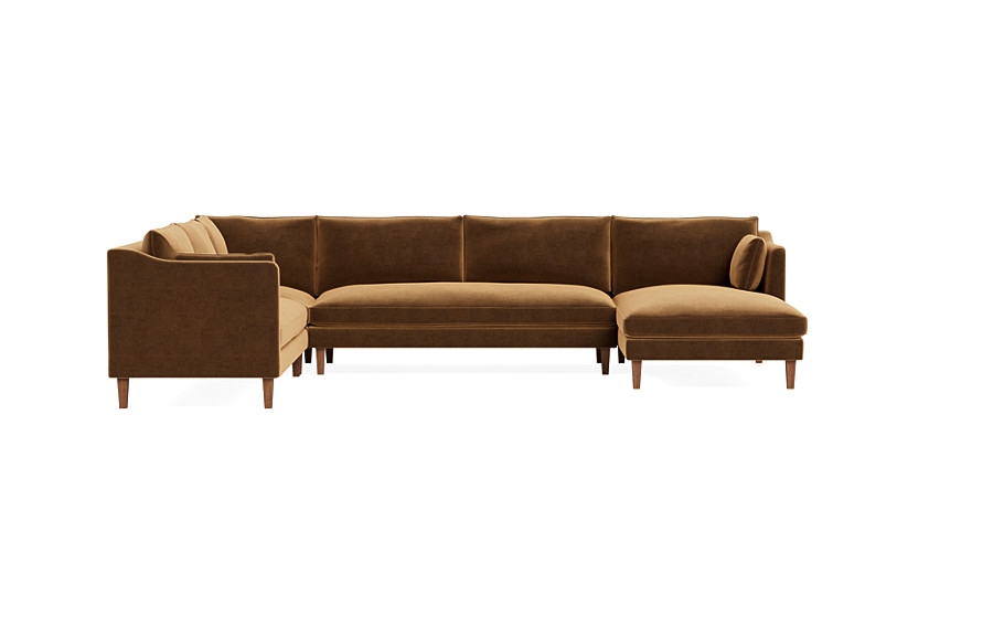 Caitlin 4-Piece Corner Sectional Sofa with  Chaise by The Everygirl® - Image 0