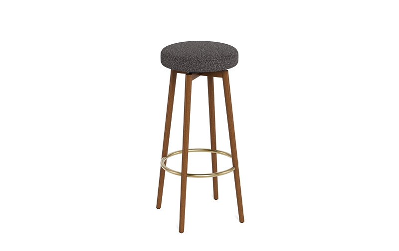Caspine Upholstered Counter Stool - Image 3