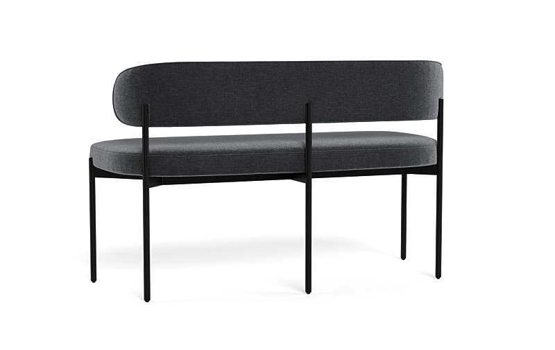 Hollis Upholstered Metal Framed Bench - Image 2