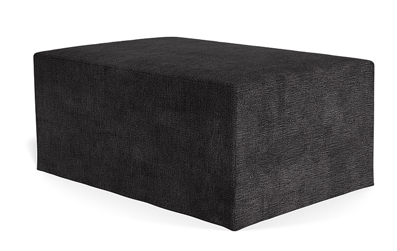 Dixon Slipcovered Rectangle Ottoman - Image 2