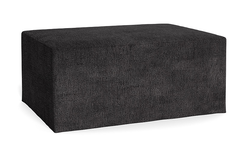 Dixon Slipcovered Rectangle Ottoman - Image 3