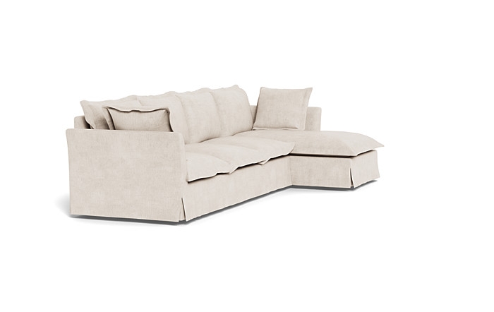 Skylar Slipcovered 4-Seat  Chaise Sectional - Image 4