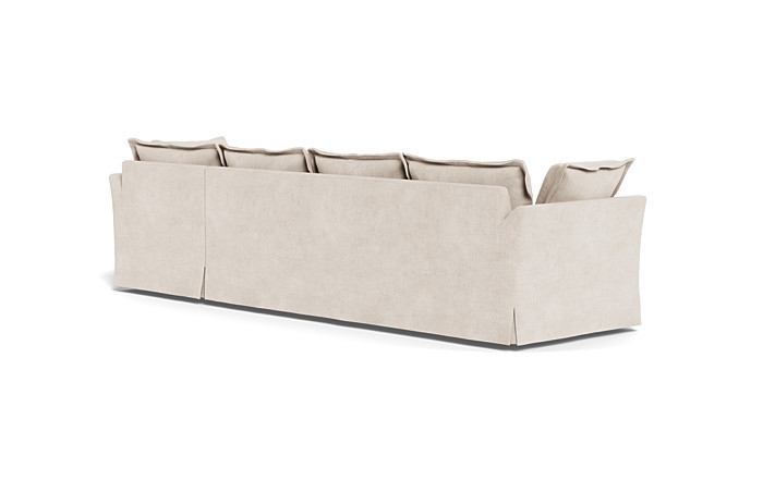 Skylar Slipcovered 4-Seat  Chaise Sectional - Image 3