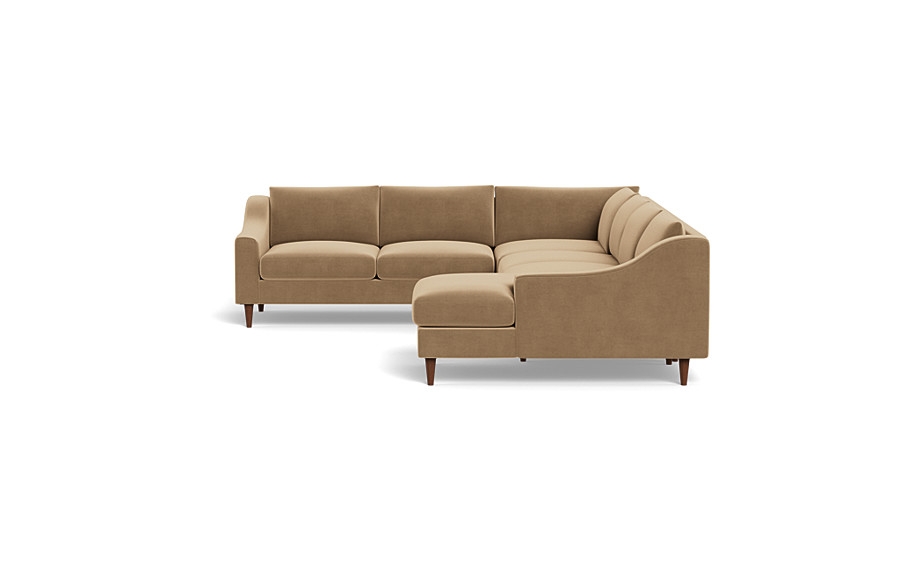 Saylor Slope Arm 4-Piece Corner Sectional Sofa with Right Chaise - Image 2