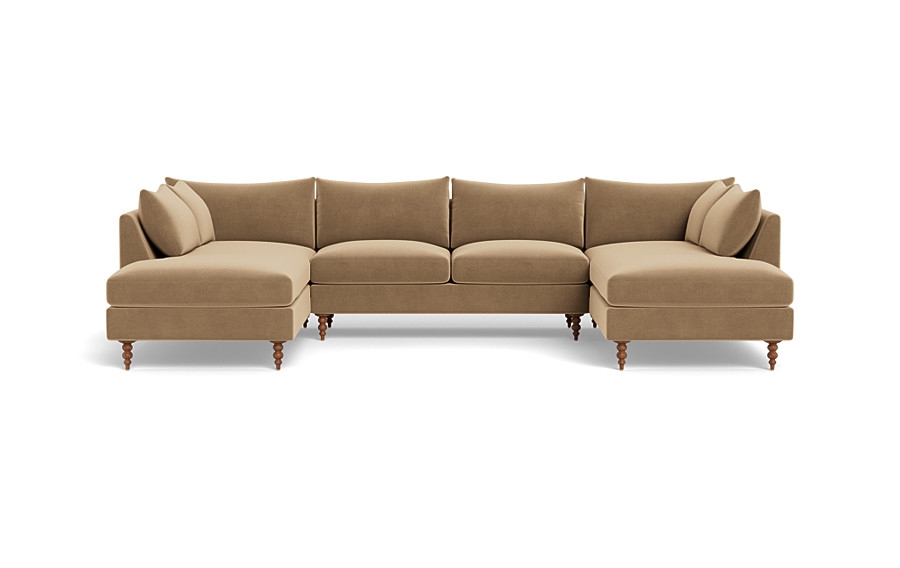 Sloan 3-Piece U-Bumper Sectional - Image 0