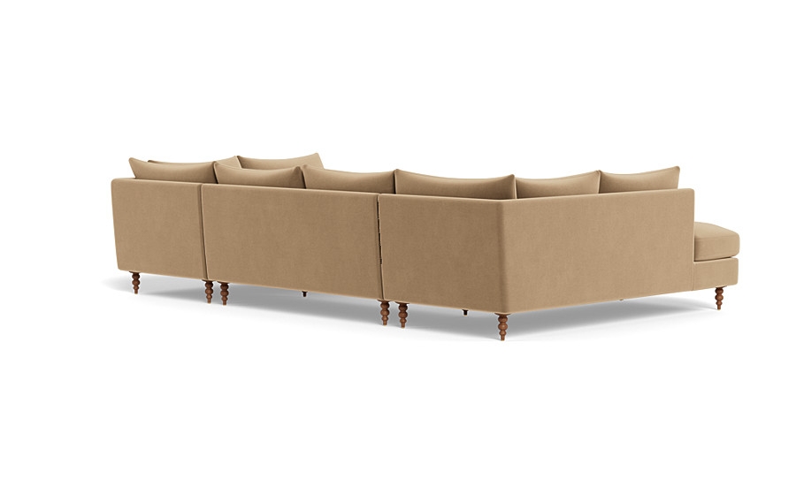 Sloan 3-Piece U-Bumper Sectional - Image 3