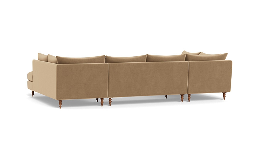 Sloan 3-Piece U-Bumper Sectional - Image 4