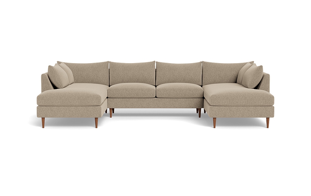 Sloan 3-Piece U-Bumper Sectional - Image 0