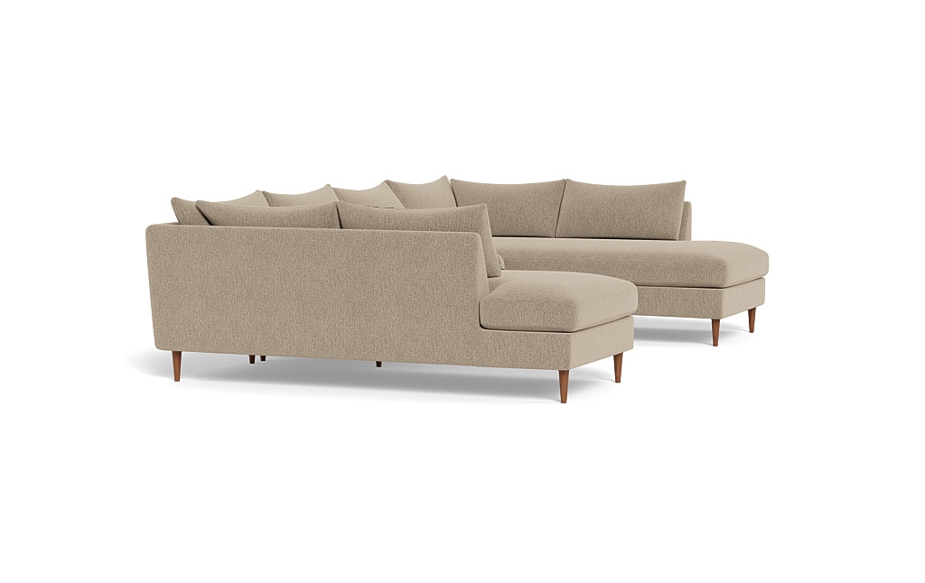 Sloan 3-Piece U-Bumper Sectional - Image 3