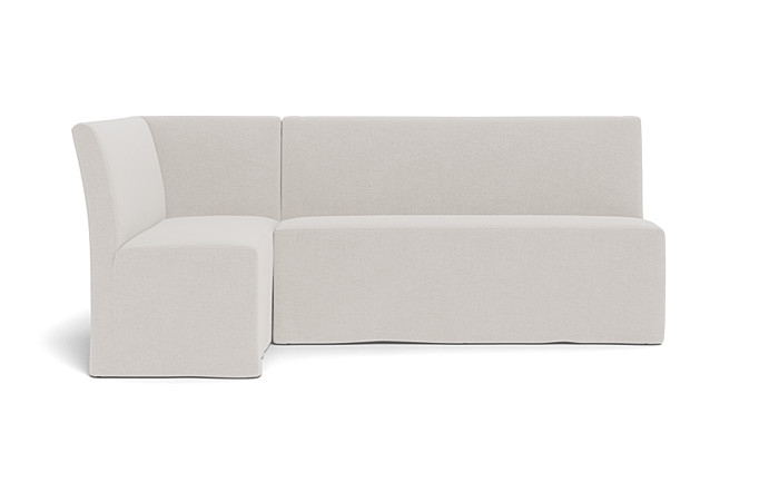 Dorian Slipcovered Left Banquette - Image 0