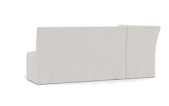 Dorian Slipcovered Left Banquette - Image 1