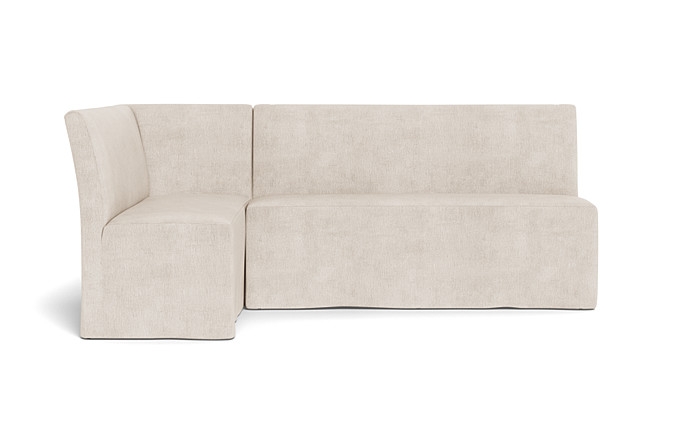 Dorian Slipcovered Left Banquette - Image 0