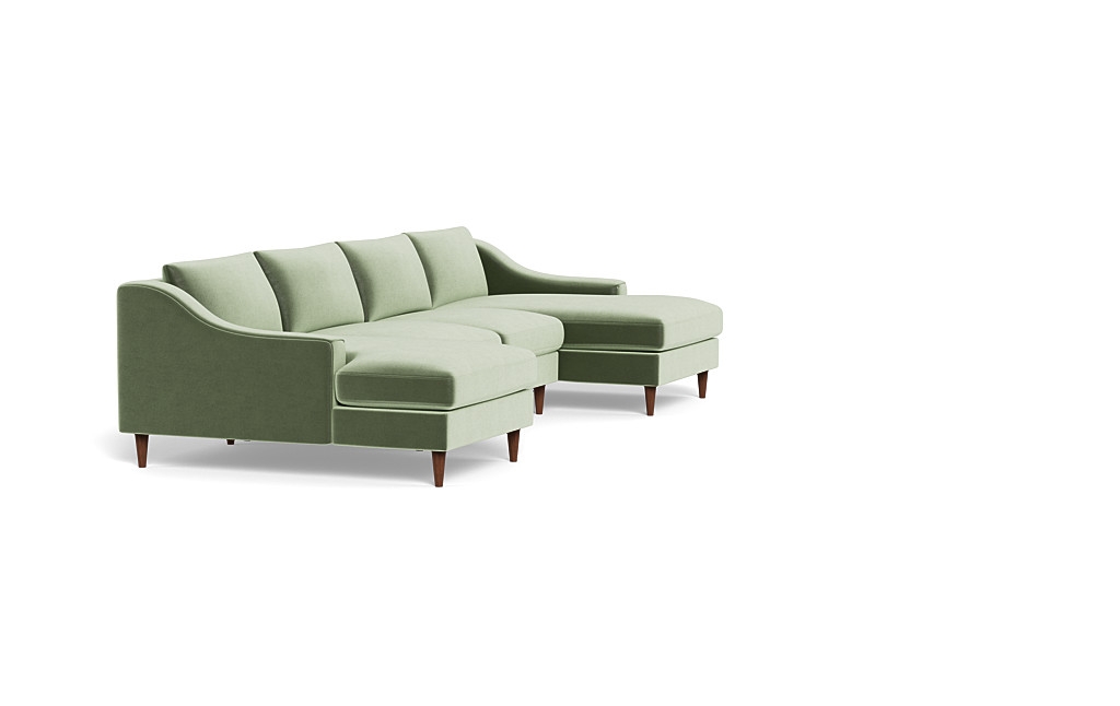 Saylor Slope Arm 3-Piece U-Sectional - Image 1