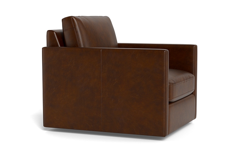 Scarlett Leather Swivel Chair - Image 1