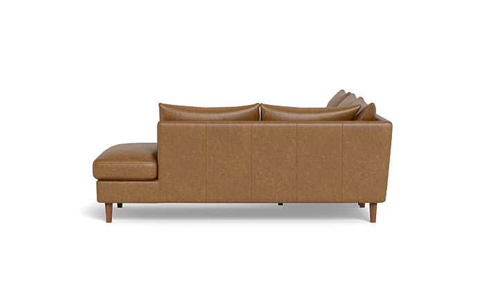 Sloan Leather 3-Seat  Bumper Sectional - Image 1
