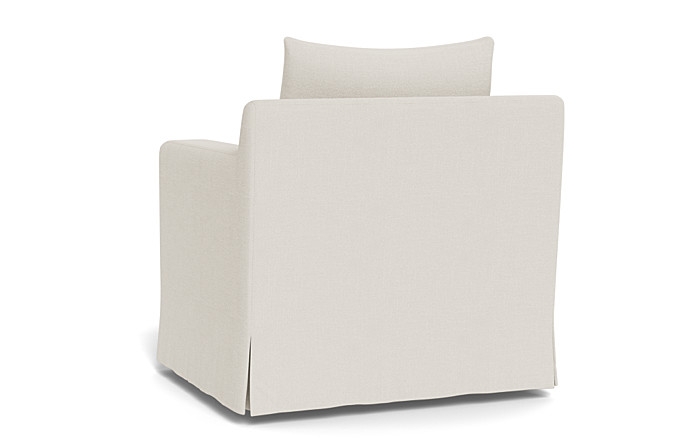 Sloan Slipcovered Swivel Chair - Image 4