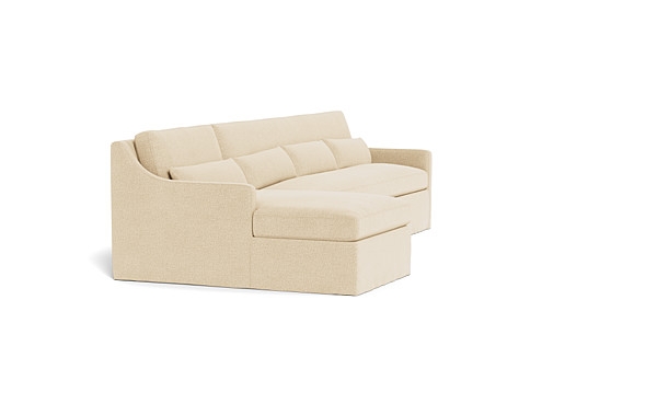 Ella Slipcovered 4-Seat  Chaise Sectional - Image 1