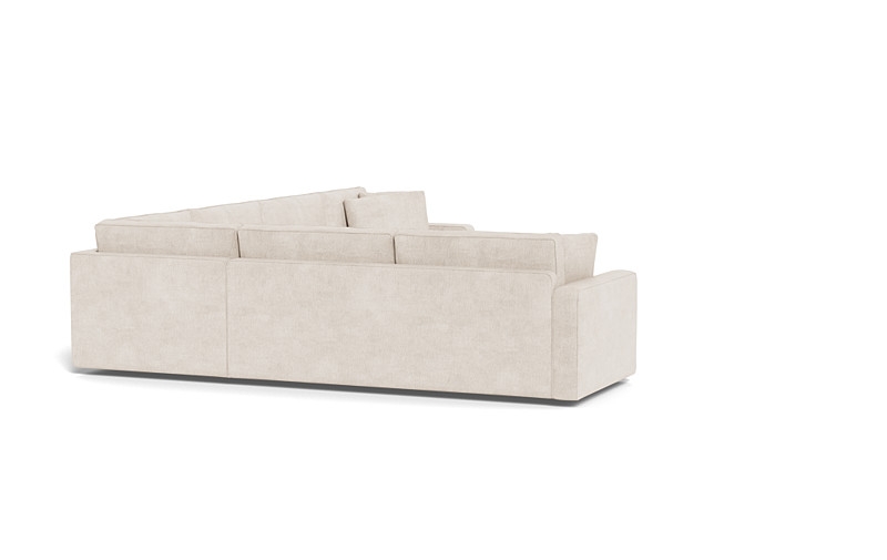 James 4-Piece 5-Seat Corner Chaise Sectional Right with Storage - Image 4
