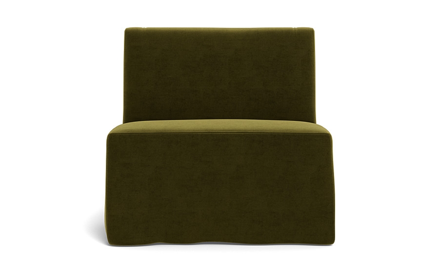 Dorian Slipcovered Petite Dining Bench - Image 0