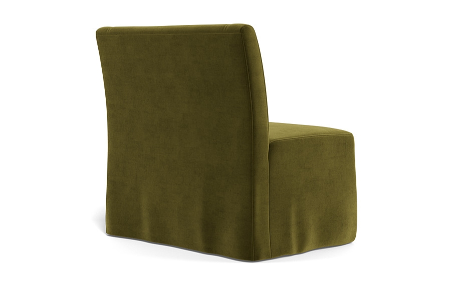 Dorian Slipcovered Petite Dining Bench - Image 1