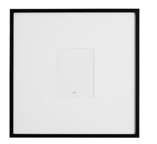Wood Gallery Single Opening Oversized Mat Frame, 8x10 (25x25 without mat) - Natural - Image 0