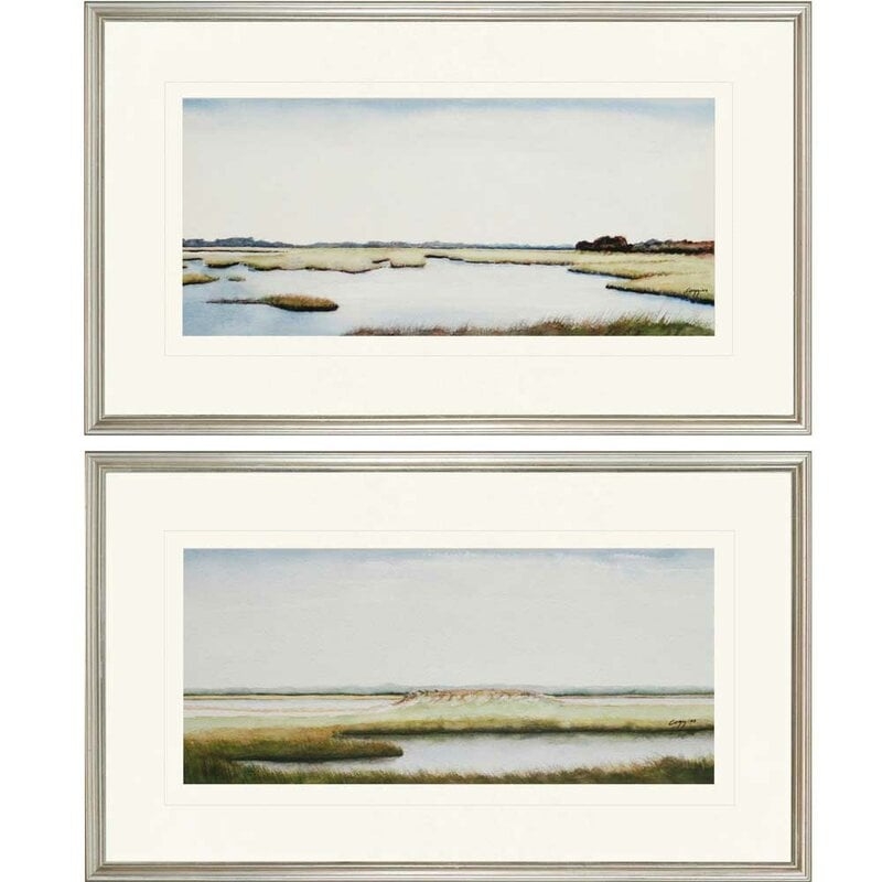 Arlo Marshlands I Framed On Paper 2 Pieces by Coggins Print - Image 1