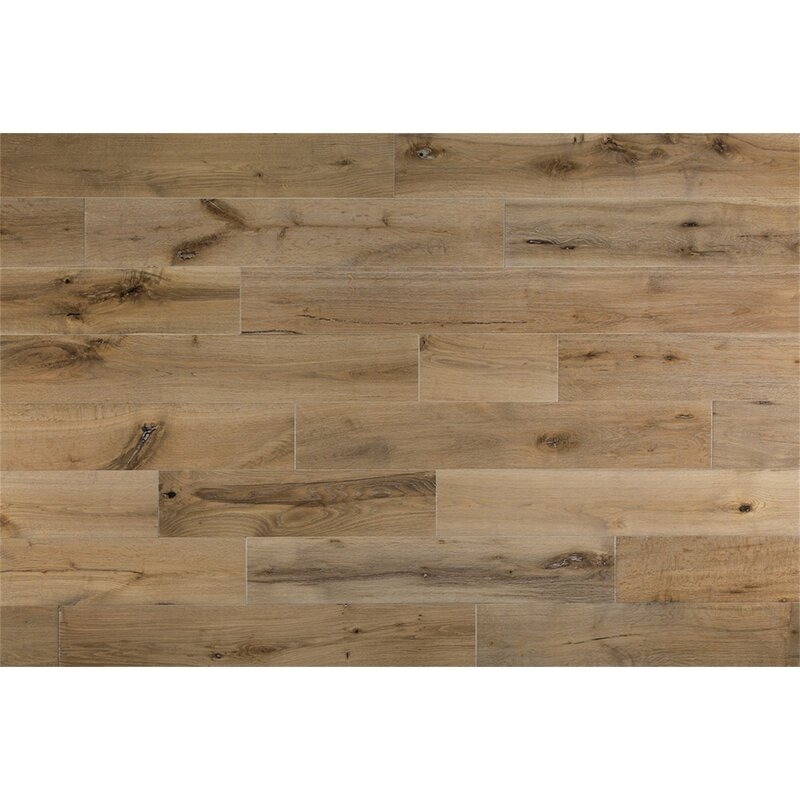 Brady French Oak 3/4" Thick x 6" Wide x Varying Length Solid Hardwood Flooring - Image 0