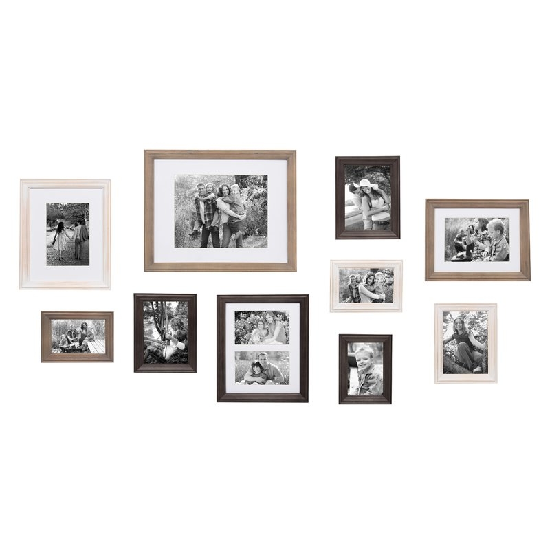 10 Piece Sturminster Gallery Picture Frame Set - Image 2