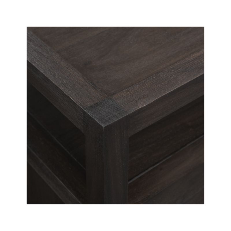 Keane Solid Wood Nightstand with Power Outlet - Image 6