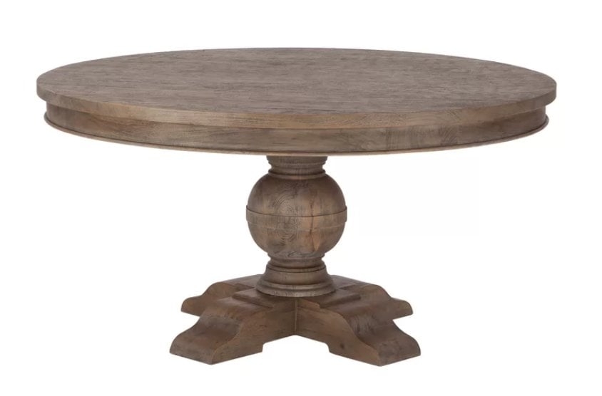 CHATHAM DOWNS WEATHERED TEAK DINING TABLE - Image 0