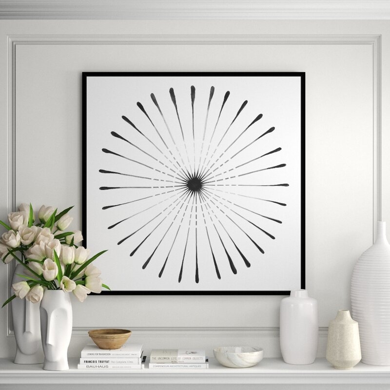 JBass Grand Gallery Collection 'Circular Flash II' - Print on Canvas - Image 0