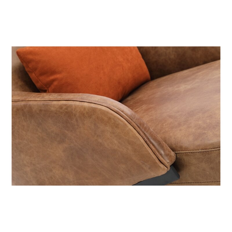Moe's Home Collection Amos Leather Accent Chair - Image 2
